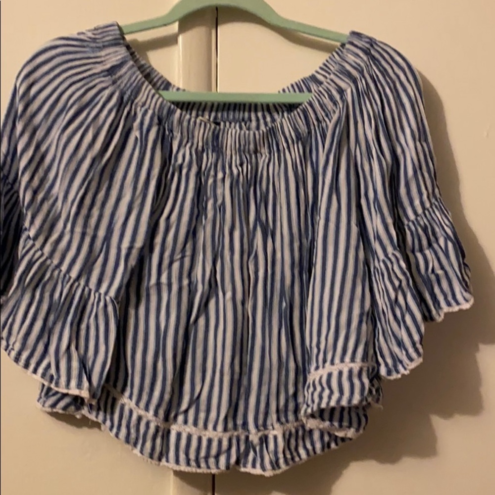 Off Shoulder Crop Top
